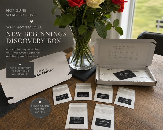 Soy wax melt gift box with assorted fragrances from The Little Wax Pantry