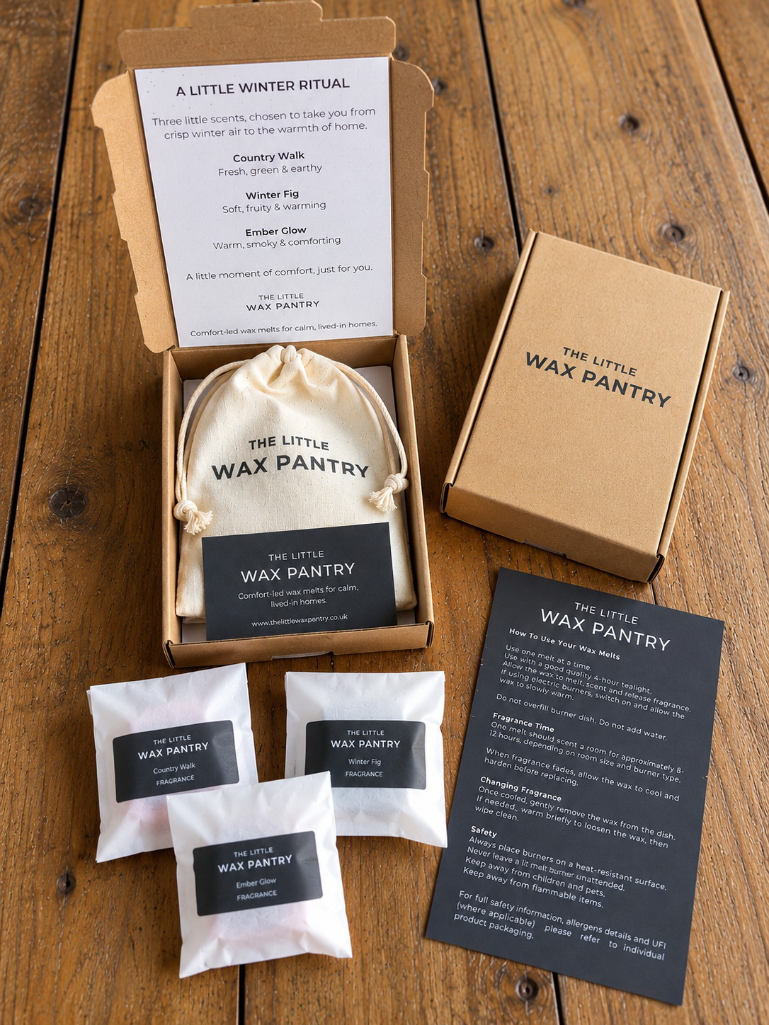 A Little Winter Ritual - Soy Wax Melt Gift Pouch